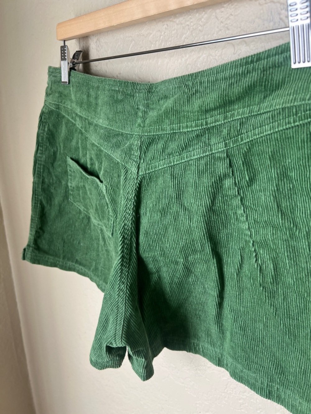Seea green corduroy Lulu lace up shorts - Picture 7 of 7